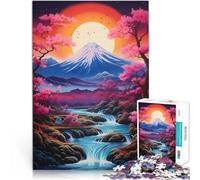 Puzzles pour Adultes de 2000 pièces Mont Fuji Jouets addictifs pour Le défi de l'intelligence cérébrale Idées Cadeaux 70x100cm