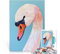 Puzzles pour Adultes de 2000 pièces Portrait de Cygne en Papier Analyse et logique Offrir en Cadeau à Toute la Famille 70x100cm