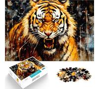 Puzzles pour Adultes de 2000 pièces Tigre Jouets addictifs pour Le défi de l'intelligence cérébrale Décoration Parfaite 70x100cm