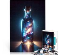 Puzzles pour Adultes de 2000 pièces Univers en Bouteille Jouet éducatif d'apprentissage avec Affiche et Feuille de Questions correspondantes 70x100cm