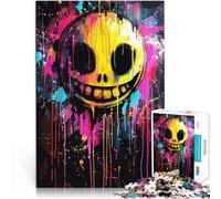 Puzzles pour Adultes de 2000 pièces Visages souriants colorés Jeux éducatifs Décoration d'intérieur Une œuvre d'art 70x100cm