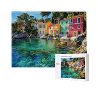 Puzzles pour Adultes de 3000 pièces, Puzzles deFront de mer Ville, pour Adulte Puzzle Classique et à partir de 14 Ans Junior, Puzzle Familiaux de Divertissement à Domicile Cadeau 122x80cm e-237