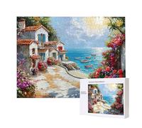 Puzzles pour Adultes de 3000 pièces, Puzzles deFront de mer Ville, pour Adulte Puzzle Classique et à partir de 14 Ans Junior, Puzzle Familiaux de Divertissement à Domicile Cadeau 122x80cm e-239