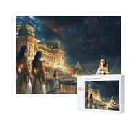 Puzzles pour Adultes de 500 pièces, Puzzles deArchitecture égyptienne, pour Adulte Puzzle Classique et à partir de 14 Ans Junior, Puzzle Familiaux de Divertissement à Domicile Cadeau 52x38cm e-5
