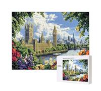 Puzzles pour Adultes de 500 pièces, Puzzles deVilles paysages, pour Adulte Puzzle Classique et à partir de 14 Ans Junior, Puzzle Familiaux de Divertissement à Domicile Cadeau 52x38cm e-84