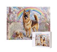 Puzzles pour Adultes de 5000 pièces, Puzzles deArc en Ciel Chien, pour Adulte Puzzle Classique et à partir de 14 Ans Junior, Puzzle Familiaux de Divertissement à Domicile Cadeau 156x105cm e-50