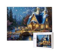 Puzzles pour Adultes de 5000 pièces, Puzzles deChalet Petit Pont, pour Adulte Puzzle Classique et à partir de 14 Ans Junior, Puzzle Familiaux de Divertissement à Domicile Cadeau 156x105cm e-829