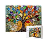 Puzzles pour Adultes de 5000 pièces, Puzzles deCouleur Arbre, pour Adulte Puzzle Classique et à partir de 14 Ans Junior, Puzzle Familiaux de Divertissement à Domicile Cadeau 156x105cm e-69