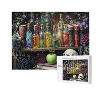 Puzzles pour Adultes de 5000 pièces, Puzzles deCrâne Bouteille, pour Adulte Puzzle Classique et à partir de 14 Ans Junior, Puzzle Familiaux de Divertissement à Domicile Cadeau 156x105cm e-439