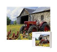 Puzzles pour Adultes de 5000 pièces, Puzzles deFerme Tracteur, pour Adulte Puzzle Classique et à partir de 14 Ans Junior, Puzzle Familiaux de Divertissement à Domicile Cadeau 156x105cm e-552