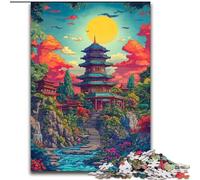 Puzzles pour Adultes de Style Japonais, 1000 pièces, Jeu Difficile et Stimulant, Collection d'artistes, Beaux-Arts, à partir de 14 Ans 50x75cm