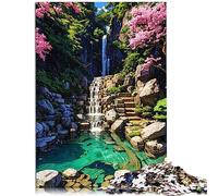 Puzzles pour Adultes de Style Japonais 1000 pièces Puzzles en Bois pour Adultes et Enfants à partir de 12 Ans Cadeau pour Les Anniversaires 75 x 50 cm.