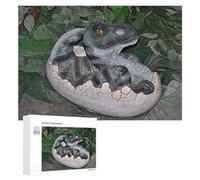 Puzzles pour Adultes Dinosaur Baby in Egg Puzzle pour Adultes, Jeu De Réflexion, Décoration Murale, Activités Amusantes À La Maison, 300 PCS
