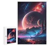 Puzzles pour Adultes Distant Cosmos Oasis Puzzle pour Adultes - Jouets Anti-Stress - Une Œuvre d'art - Difficile Et Stimulant 1000 PCS
