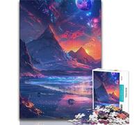 Puzzles pour Adultes Dream Planet Teenager Jigsaw, Anti-Stress Staycation Kill Time Interaction Parent-Enfant (Taille 75x50cm)