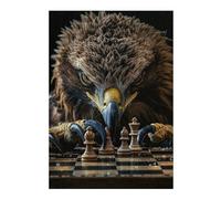 Puzzles pour Adultes Eagle Chess Puzzle pour Adultes - Jeu Manuel - Améliore La Mémoire - Cadeaux d'anniversaire Et Cadeaux Uniques 38x26cm/1000pcs