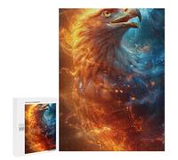 Puzzles pour Adultes Eagle Spirit Fire Art Puzzles pour Adolescents : Améliorent La Mémoire. Chaque Pièce Est Unique - Jouets Et Jeux Éducatifs 500 PCS