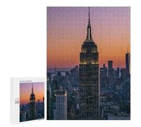 Puzzles pour Adultes Empire State Building Puzzles pour Adultes - Décoration Murale - Cadeaux Souvenirs pour Vos Proches 500 PCS
