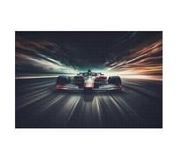 Puzzles pour Adultes en Course de F1 Puzzles en Bois De 1000 Pièces Puzzles Difficiles Et De Défi pour Adultes Et Enfants (75×50cm)
