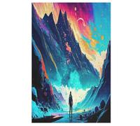 Puzzles pour Adultes en Hauteurs Magiques Puzzles en Bois De 1000 Pièces Puzzles Difficiles Et De Défi pour Adultes Et Enfants （78×53cm）