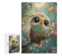 Puzzles pour Adultes Enchanted Forest Owl -1 Puzzles pour Adolescents : Améliorent La Mémoire. Chaque Pièce Est Unique - Jouets Et Jeux Éducatifs 300 PCS