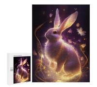 Puzzles pour Adultes Enchanted Rabbit Fantasy Art Puzzles pour Adolescents : Améliorent La Mémoire. Chaque Pièce Est Unique - Jouets Et Jeux Éducatifs 500 PCS