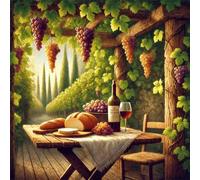 Puzzles pour Adultes Enfant 120 pièces Pain Pavillon 45x45cm, Jigsaw Puzzle Adulte 120 Pieces Jeu éducatif Défi Jouet, Puzzles Familiaux de Divertissement à Domicile