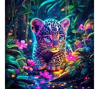 Puzzles pour Adultes Enfant 35 pièces Jungle Animale 30x30cm, Jigsaw Puzzle Adulte 35 Pieces Jeu éducatif Défi Jouet, Puzzles Familiaux de Divertissement à Domicile