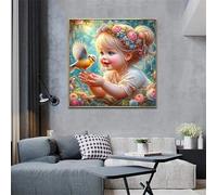 Puzzles pour Adultes Enfant 70 pièces Fille Blonde 45x45cm, Jigsaw Puzzle Adulte 70 Pieces Jeu éducatif Défi Jouet, Puzzles Familiaux de Divertissement à Domicile