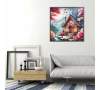 Puzzles pour Adultes Enfant 70 pièces Refuge de Montagne 45x45cm, Jigsaw Puzzle Adulte 70 Pieces Jeu éducatif Défi Jouet, Puzzles Familiaux de Divertissement à Domicile