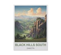Puzzles pour Adultes Enfants 1000 Pièces Puzzle，Black Hills Dakota du Sud，Jeu De Puzzle Difficile（75x50cm）-ID38