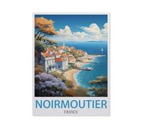 Puzzles pour Adultes Enfants 1000 Pièces Puzzle，Noirmoutier France，Jeu De Puzzle Difficile（38x26cm）-BS27