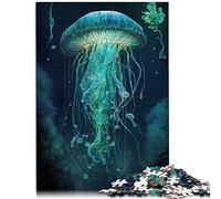Puzzles pour Adultes, Enfants, méduses, Royaume Mythique, Puzzles en Bois, 1000 pièces, Puzzles pour Adultes, Cadeaux, Design Audacieux, 75 x 50 cm.