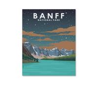 Puzzles pour Adultes Enfants Puzzle 1000 Pièces，Banff National Park，Puzzles Jeu De Puzzle Stimulant（75x50cm）-HS1