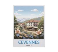Puzzles pour Adultes Enfants Puzzle 1000 Pièces,Cévennes France,Puzzles Jeu De Puzzle Stimulant(38x26cm)-GP11