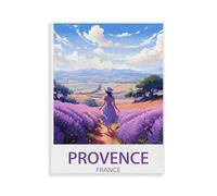 Puzzles pour Adultes Enfants Puzzle 1000 Pièces，Provence France Montagne，Jeu De Puzzle Stimulant（38x26cm）-O54
