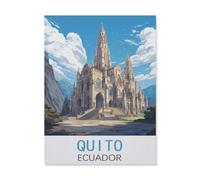Puzzles pour Adultes Enfants Puzzle 1000 Pièces，Quito Équateur，Jeu De Puzzle Stimulant（50x70cm）-FL90