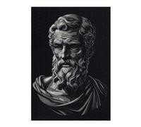 Puzzles pour Adultes Epicurus Philosopher Puzzles pour Adultes - Jouets Anti-Stress - Une Œuvre d'art - Cadeaux d'anniversaire Et Cadeaux Uniques 38x26cm/1000pcs