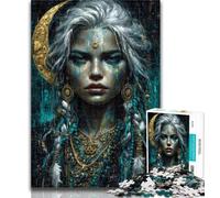 Puzzles pour Adultes, Esprit de la Nature Mystique, 1 000 pièces pour Adultes et Adolescents Relax Games est Un pour Toute la Famille (26x38cm)