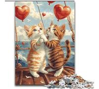 Puzzles pour Adultes et Adolescents, 1 000 pièces, Cat Crew, Aide Le Cerveau à exercer des Jouets addictifs pour cultiver la Patience, décoration Parfaite 38x26cm
