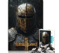 Puzzles pour Adultes et Adolescents, 1 000 pièces, Chevalier Magique, Jouet éducatif Anti-Stress, idéal comme Cadeau pour Toute la Famille, 50x75cm
