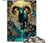 Puzzles pour Adultes et Adolescents, 1 000 pièces, Chèvre Magique, entraînez Votre Cerveau et Vos Mains, Cadeaux d'anniversaire et Cadeaux Uniques pour Les 14 Ans et Plus, 50x75cm