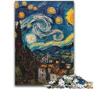 Puzzles pour Adultes et Adolescents, 1 000 pièces, Ciel étoilé, Rue, Jouet éducatif et intellectuel, idéal pour Les Cadeaux et Les Jouets, 26x38cm
