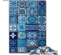 Puzzles pour Adultes et Adolescents, 1 000 pièces, Collage de Fleurs Mandalas, Jeu Stimulant et Jeu Familial avec pièces entièrement emboîtables de Formes aléatoires 50x75cm