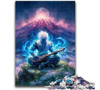 Puzzles pour Adultes et Adolescents, 1 000 pièces, Dieu mystérieux, Anti-Stress, avec pièces entièrement emboîtables de Formes aléatoires, pour Les Enfants de 14 Ans et Plus, 26x38cm