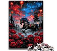 Puzzles pour Adultes et Adolescents, 1 000 pièces, Jeu éducatif, Licorne mystérieuse, décoration Murale, Cadeaux Uniques pour Anniversaire et Noël, 50x75cm