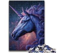 Puzzles pour Adultes et Adolescents, 1 000 pièces, Licorne mystérieuse, Jeux éducatifs, décoration d'intérieur, Cadeau d'anniversaire, Art Mural, 50x75cm