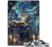 Puzzles pour Adultes et Adolescents, 1 000 pièces, Magicien Cosmique, Jeux d'activités familiales stimulants, Jouet à Faire soi-même pour décoration Murale de la Maison, Cadeaux (38x26cm)