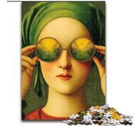Puzzles pour Adultes et Adolescents, 1 000 pièces, Mona Lisa, Anti-Stress, défi Difficile, Cadeaux du Père Noël Secret pour Les 14 Ans et Plus (Taille 50x75cm)