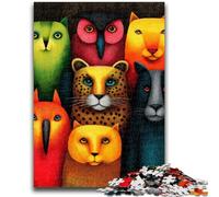 Puzzles pour Adultes et Adolescents, 1 000 pièces, Monde Animal, Jouet éducatif et intellectuel, idéal pour Les Cadeaux et Les Jouets, 26x38cm